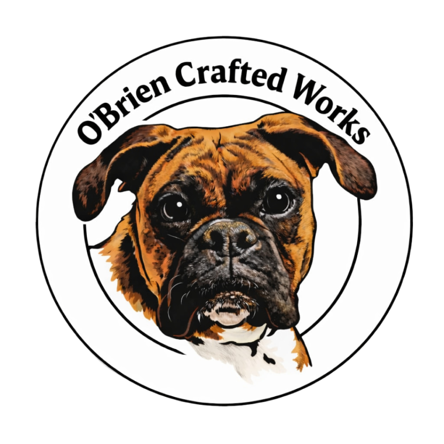 Round Business Logo for O'Brien Crafted Works